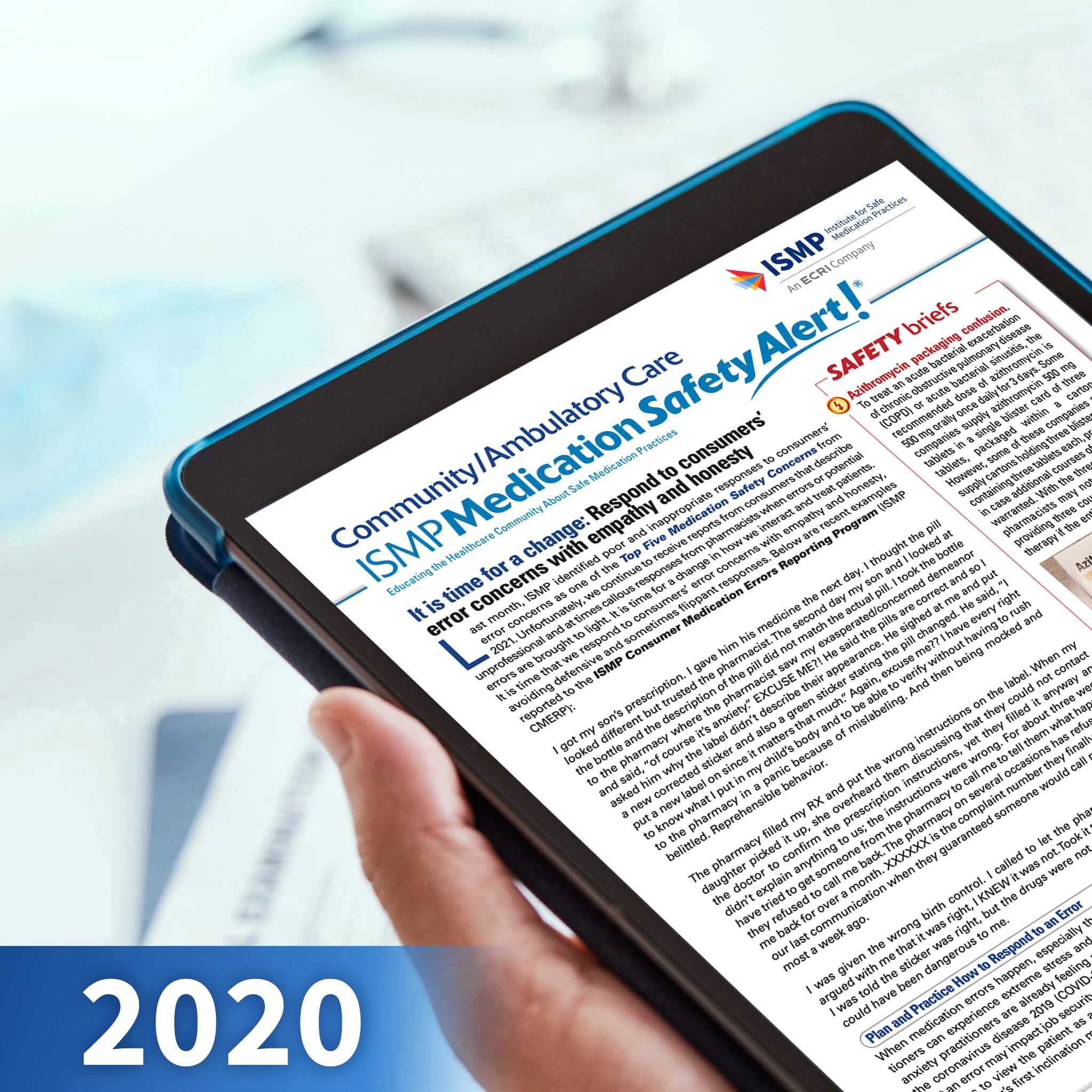 ISMP Medication Safety Alert!® Community/Ambulatory Care Newsletter - 2020 Single Issues