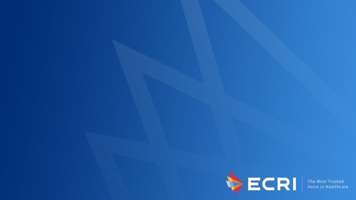 ECRI Wound Care Toolkit
